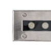 GloboStar® UNDERGROUND-REMVI 90191 Χωνευτό Φωτιστικό Wall Washer Δαπέδου LED 9W 765lm 10° DC 24V Αδιάβροχο IP68 L30 x W9 x H8.5cm RGBW DMX512 – Ανοξείδωτο Ατσάλι – 3 Years Warranty