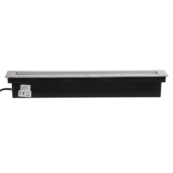 GloboStar® UNDERGROUND-REMVI 90192 Χωνευτό Φωτιστικό Wall Washer Δαπέδου LED 12W 1080lm 10° DC 24V Αδιάβροχο IP68 L50 x W7.4 x H7cm Θερμό Λευκό 2700K – Ανοξείδωτο Ατσάλι – 3 Years Warranty