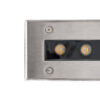 GloboStar® UNDERGROUND-REMVI 90194 Χωνευτό Φωτιστικό Wall Washer Δαπέδου LED 24W 2160lm 10° DC 24V Αδιάβροχο IP68 L100 x W9 x H7.2cm Θερμό Λευκό 2700K – Ανοξείδωτο Ατσάλι – 3 Years Warranty