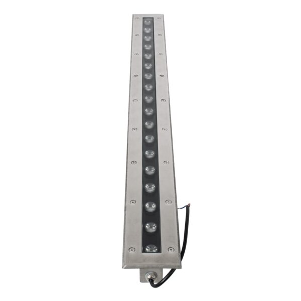 GloboStar® UNDERGROUND-REMVI 90194-Y Χωνευτό Φωτιστικό Wall Washer Δαπέδου LED 18W 1440lm 10° DC 24V Αδιάβροχο IP68 L100 x W9 x H7.2cm Αρχιτεκτονικό Πορτοκαλί 2200K – Ανοξείδωτο Ατσάλι – 3 Years Warranty