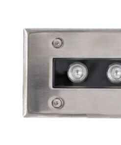 GloboStar® UNDERGROUND-REMVI 90194-Y Χωνευτό Φωτιστικό Wall Washer Δαπέδου LED 18W 1440lm 10° DC 24V Αδιάβροχο IP68 L100 x W9 x H7.2cm Αρχιτεκτονικό Πορτοκαλί 2200K – Ανοξείδωτο Ατσάλι – 3 Years Warranty