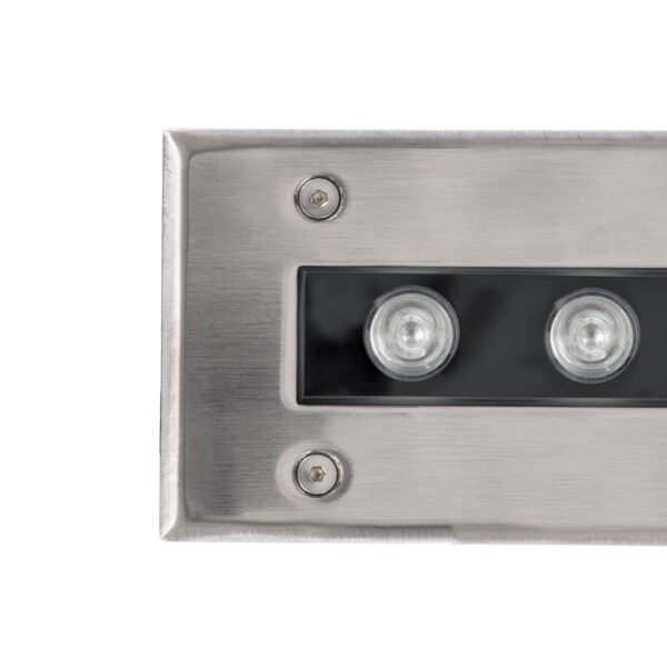 GloboStar® UNDERGROUND-REMVI 90194-Y Χωνευτό Φωτιστικό Wall Washer Δαπέδου LED 18W 1440lm 10° DC 24V Αδιάβροχο IP68 L100 x W9 x H7.2cm Αρχιτεκτονικό Πορτοκαλί 2200K – Ανοξείδωτο Ατσάλι – 3 Years Warranty