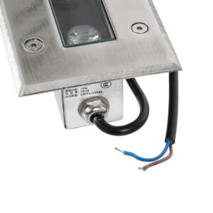 GloboStar® UNDERGROUND-REMVI 90194-R Χωνευτό Φωτιστικό Wall Washer Δαπέδου LED 18W 1440lm 10° DC 24V Αδιάβροχο IP68 L100 x W9 x H7.2cm Κόκκινο – Ανοξείδωτο Ατσάλι – 3 Years Warranty