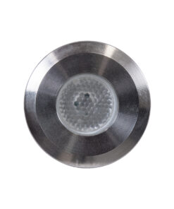 GloboStar® UNDERGROUND-GENA 90199 Χωνευτό Φωτιστικό Σποτ Δαπέδου LED 1W 80lm 5° DC 24V Αδιάβροχο IP68 Φ3 x Υ6cm Μπλε – Ανοξείδωτο Ατσάλι – 3 Years Warranty