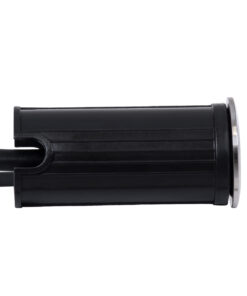 GloboStar® UNDERGROUND-GENA 90199 Χωνευτό Φωτιστικό Σποτ Δαπέδου LED 1W 80lm 5° DC 24V Αδιάβροχο IP68 Φ3 x Υ6cm Μπλε – Ανοξείδωτο Ατσάλι – 3 Years Warranty