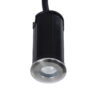 GloboStar® UNDERGROUND-GENA 90199 Χωνευτό Φωτιστικό Σποτ Δαπέδου LED 1W 80lm 5° DC 24V Αδιάβροχο IP68 Φ3 x Υ6cm Μπλε – Ανοξείδωτο Ατσάλι – 3 Years Warranty