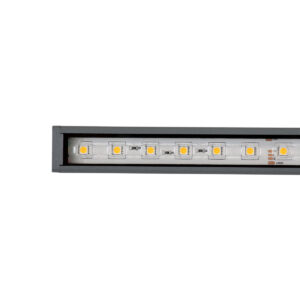 GloboStar® DIGI-BAR 90209 Ψηφιακή Μπάρα Φωτισμού Wall Washer Digital Pixel Facade Tuber Bar LED 12W 840lm 90° DC 24V Αδιάβροχο IP65 L100 x W3.2 x H3cm Θερμό Λευκό 2700K DMX512 – Ασημί με Διάφανο Κάλυμμα – 3 Years Warranty