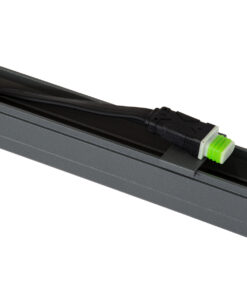 GloboStar® DIGI-BAR 90209 Ψηφιακή Μπάρα Φωτισμού Wall Washer Digital Pixel Facade Tuber Bar LED 12W 840lm 90° DC 24V Αδιάβροχο IP65 L100 x W3.2 x H3cm Θερμό Λευκό 2700K DMX512 – Ασημί με Διάφανο Κάλυμμα – 3 Years Warranty