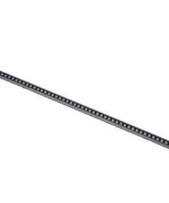 GloboStar® DIGI-BAR 90211 Ψηφιακή Μπάρα Φωτισμού Wall Washer Digital Pixel Facade Tuber Bar LED 12W 840lm 45° DC 24V Αδιάβροχο IP65 L100 x W3.5 x H3.2cm Θερμό Λευκό 2700K DMX512 – Γκρι Ανθρακί με Pixel Lens Φακούς – 3 Years Warranty