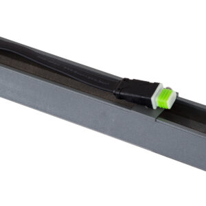 GloboStar® DIGI-BAR 90211 Ψηφιακή Μπάρα Φωτισμού Wall Washer Digital Pixel Facade Tuber Bar LED 12W 840lm 45° DC 24V Αδιάβροχο IP65 L100 x W3.5 x H3.2cm Θερμό Λευκό 2700K DMX512 – Γκρι Ανθρακί με Pixel Lens Φακούς – 3 Years Warranty