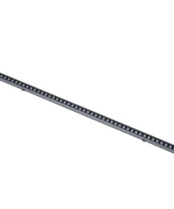 GloboStar® DIGI-BAR 90212 Ψηφιακή Μπάρα Φωτισμού Wall Washer Digital Pixel Facade Tuber Bar LED 12W 720lm 45° DC 24V Αδιάβροχο IP65 L100 x W3.5 x H3.2cm RGB DMX512 – Γκρι Ανθρακί με Pixel Lens Φακούς – 3 Years Warranty