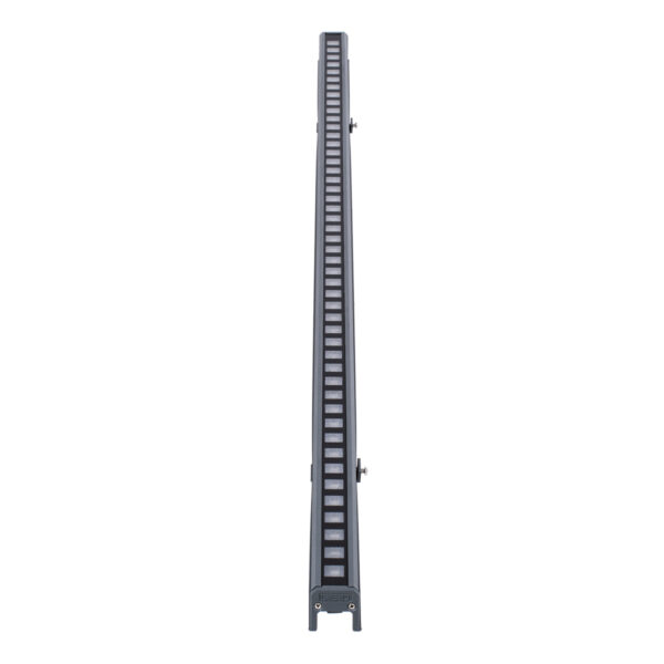 GloboStar® DIGI-BAR 90212 Ψηφιακή Μπάρα Φωτισμού Wall Washer Digital Pixel Facade Tuber Bar LED 12W 720lm 45° DC 24V Αδιάβροχο IP65 L100 x W3.5 x H3.2cm RGB DMX512 – Γκρι Ανθρακί με Pixel Lens Φακούς – 3 Years Warranty