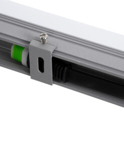 GloboStar® DIGI-BAR 90213 Ψηφιακή Μπάρα Φωτισμού Wall Washer Digital Pixel Facade Tuber Bar LED 12W 840lm 180° DC 24V Αδιάβροχο IP65 L100 x W3 x H4.5cm Θερμό Λευκό 2700K DMX512 – Ασημί με Οπάλ Λευκό Κάλυμμα – 3 Years Warranty