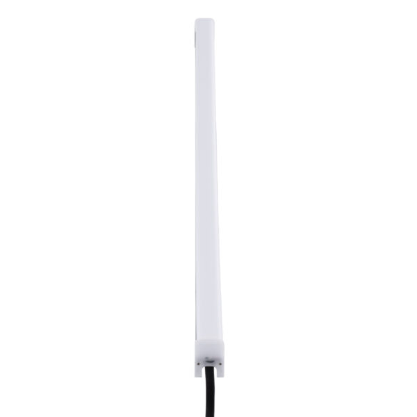 GloboStar® DIGI-BAR 90213 Ψηφιακή Μπάρα Φωτισμού Wall Washer Digital Pixel Facade Tuber Bar LED 12W 840lm 180° DC 24V Αδιάβροχο IP65 L100 x W3 x H4.5cm Θερμό Λευκό 2700K DMX512 – Ασημί με Οπάλ Λευκό Κάλυμμα – 3 Years Warranty