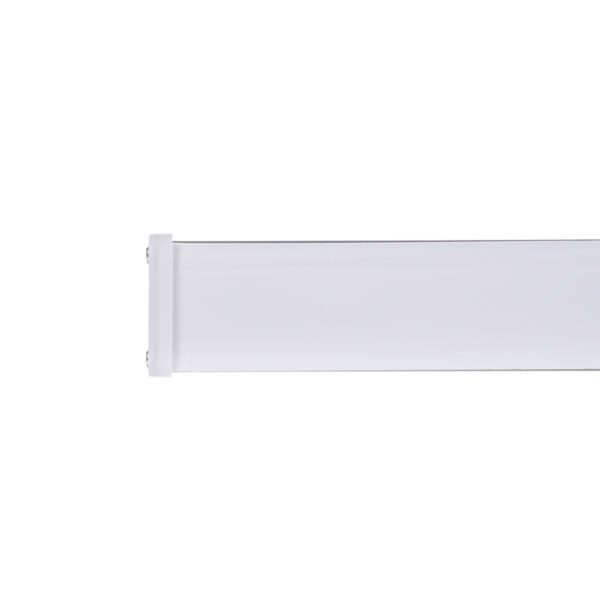 GloboStar® DIGI-BAR 90213 Ψηφιακή Μπάρα Φωτισμού Wall Washer Digital Pixel Facade Tuber Bar LED 12W 840lm 180° DC 24V Αδιάβροχο IP65 L100 x W3 x H4.5cm Θερμό Λευκό 2700K DMX512 – Ασημί με Οπάλ Λευκό Κάλυμμα – 3 Years Warranty