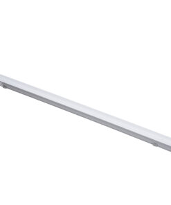 GloboStar® DIGI-BAR 90213 Ψηφιακή Μπάρα Φωτισμού Wall Washer Digital Pixel Facade Tuber Bar LED 12W 840lm 180° DC 24V Αδιάβροχο IP65 L100 x W3 x H4.5cm Θερμό Λευκό 2700K DMX512 – Ασημί με Οπάλ Λευκό Κάλυμμα – 3 Years Warranty