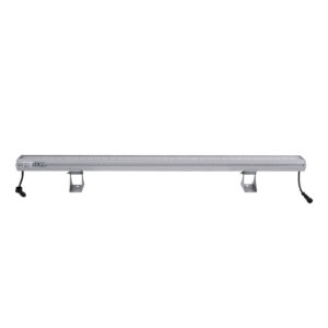 GloboStar® WASHER-GAIA 90216 Μπάρα Φωτισμού Wall Washer LED 144W 12240lm 10° DC 24V Αδιάβροχο IP67 L100 x W7.3 x H4.3cm RGBW DMX512 – Ασημί – 3 Years Warranty