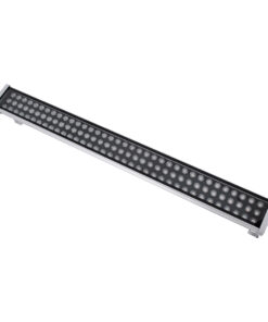 GloboStar® WASHER-GAIA 90217 Μπάρα Φωτισμού Wall Washer LED 216W 19440lm 10° DC 24V Αδιάβροχο IP67 L100 x W10.2 x H9.5cm Θερμό Λευκό 2700K – Ασημί – 3 Years Warranty