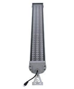 GloboStar® WASHER-GAIA 90217 Μπάρα Φωτισμού Wall Washer LED 216W 19440lm 10° DC 24V Αδιάβροχο IP67 L100 x W10.2 x H9.5cm Θερμό Λευκό 2700K – Ασημί – 3 Years Warranty