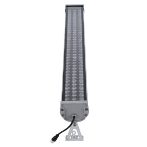 GloboStar® WASHER-GAIA 90217 Μπάρα Φωτισμού Wall Washer LED 216W 19440lm 10° DC 24V Αδιάβροχο IP67 L100 x W10.2 x H9.5cm Θερμό Λευκό 2700K – Ασημί – 3 Years Warranty