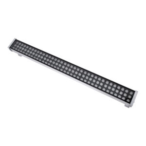 GloboStar® WASHER-GAIA 90218 Μπάρα Φωτισμού Wall Washer LED 216W 18360lm 10° DC 24V Αδιάβροχο IP67 L100 x W10.2 x H9.5cm RGBW DMX512 – Ασημί – 3 Years Warranty