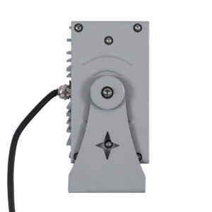 GloboStar® FLOOD-ZENA 90219 Προβολέας Wall Washer για Φωτισμό Κτιρίων LED 60W 5400lm 3° DC 24V Αδιάβροχο IP65 L37 x W9 x H26.5cm Θερμό Λευκό 2700K – Ασημί – 3 Years Warranty