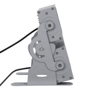 GloboStar® FLOOD-ZENA 90220 Προβολέας Wall Washer για Φωτισμό Κτιρίων LED 120W 10800lm 3° DC 24V Αδιάβροχο IP65 L38 x W30.5 x H24cm Θερμό Λευκό 2700K – Ασημί – 3 Years Warranty