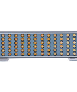 GloboStar® FLOOD-TENA 90221 Προβολέας Wall Washer για Φωτισμό Κτιρίων LED 72W 6480lm 10° DC 24V Αδιάβροχο IP65 L46.5 x W7 x H16.5cm Θερμό Λευκό 2700K – Ασημί – 3 Years Warranty