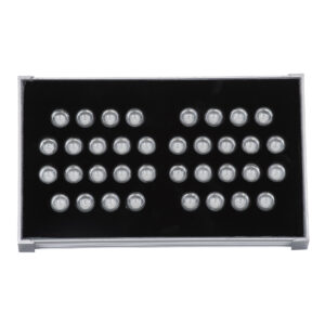 GloboStar® FLOOD-TENA 90222 Προβολέας Wall Washer για Φωτισμό Κτιρίων LED 72W 6120lm 10° DC 24V Αδιάβροχο IP65 L29.8 x W15.5 x H18cm RGBW DMX512 – Ασημί – 3 Years Warranty