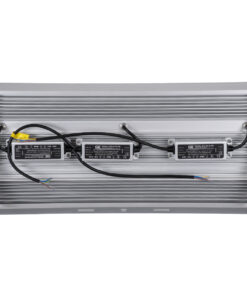 GloboStar® FLOOD-TENA 90223 Προβολέας Wall Washer για Φωτισμό Κτιρίων LED 150W 13500lm 10° DC 24V Αδιάβροχο IP65 L43.5 x W15.5 x H18cm Θερμό Λευκό 2700K – Ασημί – 3 Years Warranty