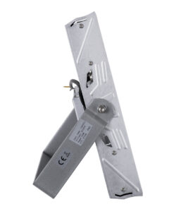 GloboStar® FLOOD-TENA 90223 Προβολέας Wall Washer για Φωτισμό Κτιρίων LED 150W 13500lm 10° DC 24V Αδιάβροχο IP65 L43.5 x W15.5 x H18cm Θερμό Λευκό 2700K – Ασημί – 3 Years Warranty