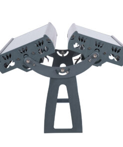 GloboStar® FLOOD-TENA 90225 Προβολέας Wall Washer για Φωτισμό Κτιρίων LED 192W 17280lm 10° DC 24V Αδιάβροχο IP65 L68.5 x W33 x H24cm Θερμό Λευκό 2700K – Ασημί – 3 Years Warranty