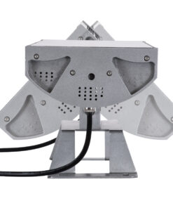 GloboStar® FLOOD-TENA 90226 Προβολέας Wall Washer για Φωτισμό Κτιρίων LED 144W 12240lm 10° DC 24V Αδιάβροχο IP65 L57 x W18 x H19.5cm RGBW DMX512 – Ασημί – 3 Years Warranty