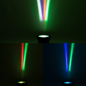 GloboStar® FLOOD-AION 90227 Προβολέας Wall Washer Special Water Effect – Ειδικού Εφέ Νερού LED 40W 2400lm 15° DC 24V Αδιάβροχο IP65 L35.5 x W31.5 x H16.5cm RGBW DMX512 – Γκρι Ανθρακί – 3 Years Warranty