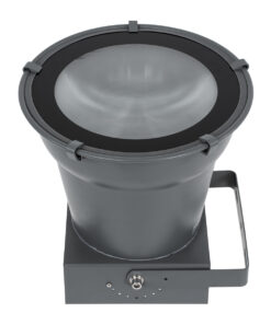 GloboStar® FLOOD-AION 90227 Προβολέας Wall Washer Special Water Effect – Ειδικού Εφέ Νερού LED 40W 2400lm 15° DC 24V Αδιάβροχο IP65 L35.5 x W31.5 x H16.5cm RGBW DMX512 – Γκρι Ανθρακί – 3 Years Warranty