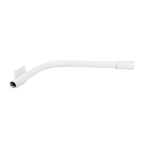 GloboStar® 90229 Μεταλλική Βάση Στήριξης CURVED M62cm x Φ60mm για Φωτιστικά Δρόμου Street Lights με Διάμετρο Βάσης Φ60mm