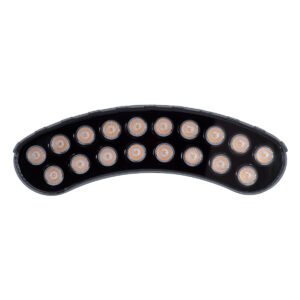 GloboStar® TREELIGHT-KINA 90231 Κυρτή Μπάρα Φωτισμού Wall Washer με Αντιθαμβωτική Γρίλια Ειδική για Φυτά – Δέντρα LED 18W 1530lm 15° DC 24V Αδιάβροχο IP65 L24.5 x W7 x H8cm Αρχιτεκτονικό Πορτοκαλί 2200K – Γκρι Ανθρακί – 3 Years Warranty