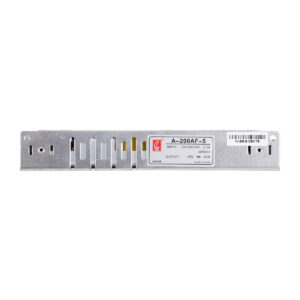 GloboStar® POWERULCO 90236 Μεταλλικό Τροφοδοτικό PELV Ultra Slim για Ψηφιακές Οθόνες LED Video Wall 200W 40A – AC 220-240V σε DC 5V – IP20 Μ19 x Π8 x Υ3cm – 2 Years Warranty
