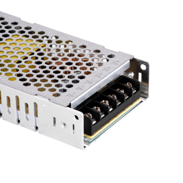 GloboStar® POWERULCO 90236 Μεταλλικό Τροφοδοτικό PELV Ultra Slim για Ψηφιακές Οθόνες LED Video Wall 200W 40A – AC 220-240V σε DC 5V – IP20 Μ19 x Π8 x Υ3cm – 2 Years Warranty