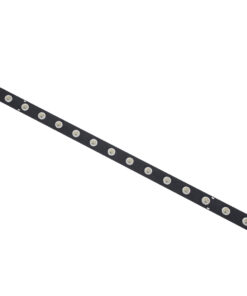 GloboStar® 90237 Μεταλλικο Καλυμμα 1 Μέτρου 15 Τεμαχίων για Ψηφιακή Αλυσίδα Γιρλάντα 20 Σποτ LED με Κωδικό 90140 Μαύρο Μ100 x Π4.7 x Υ1cm