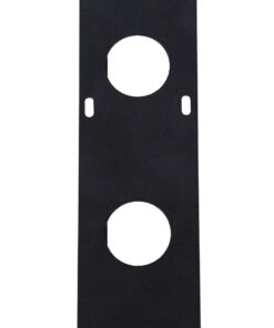 GloboStar® 90237 Μεταλλικο Καλυμμα 1 Μέτρου 15 Τεμαχίων για Ψηφιακή Αλυσίδα Γιρλάντα 20 Σποτ LED με Κωδικό 90140 Μαύρο Μ100 x Π4.7 x Υ1cm