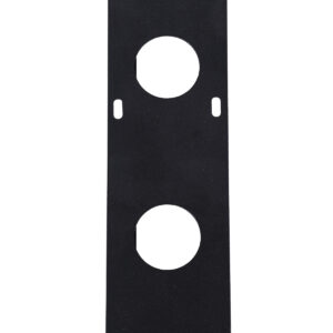 GloboStar® 90237 Μεταλλικο Καλυμμα 1 Μέτρου 15 Τεμαχίων για Ψηφιακή Αλυσίδα Γιρλάντα 20 Σποτ LED με Κωδικό 90140 Μαύρο Μ100 x Π4.7 x Υ1cm