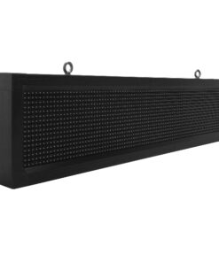 GloboStar® 90251 Κυλιόμενη Ψηφιακή Επιγραφή P10 LED SMD AC 220-240V με Wi-Fi – Αδιάβροχή IP54 – Μονής Όψης – Μ103 x Π9 x Υ23cm Κόκκινο