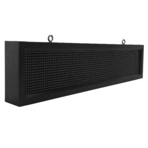 GloboStar® 90251 Κυλιόμενη Ψηφιακή Επιγραφή P10 LED SMD AC 220-240V με Wi-Fi – Αδιάβροχή IP54 – Μονής Όψης – Μ103 x Π9 x Υ23cm Κόκκινο
