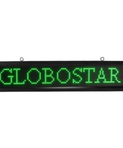 GloboStar® 90252 Κυλιόμενη Ψηφιακή Επιγραφή P10 LED SMD AC 220-240V με Wi-Fi – Αδιάβροχή IP54 – Μονής Όψης – Μ104 x Π9 x Υ24cm Πράσινο