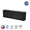 GloboStar® DISPLAY 90269 LED Scrolling Display 64x16cm – Κυλιόμενη Ψηφιακή Πινακίδα / Επιγραφή Διπλής Όψης P10 LED SMD AC 220-240V – Λειτουργία μέσω Wi-Fi με Εφαρμογή APP – Αισθήτηρας Θερμοκρασίας και Υγρασίας – Αδιάβροχο IP65 – Μ70.5 x Π11 x Υ22.5cm – RGB – 1 Χρόνο Εγγύηση