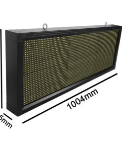 GloboStar® 90270 Κυλιόμενη Ψηφιακή Επιγραφή P10 LED SMD AC 220-240V με Wi-Fi – Αδιάβροχή IP54 – Μονής Όψης – Μ104 x Π9 x Υ40cm Ψυχρό Λευκό 6000K