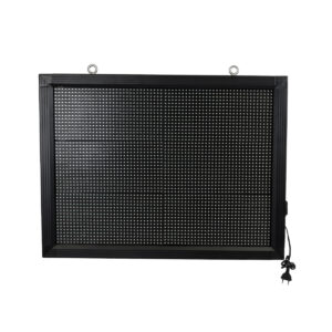 GloboStar® DISPLAY 90287 LED Scrolling Display 64x48cm – Κυλιόμενη Ψηφιακή Πινακίδα / Επιγραφή Μονής Όψης P10 LED SMD AC 220-240V – Λειτουργία μέσω Wi-Fi με Εφαρμογή APP – Αισθήτηρας Θερμοκρασίας και Υγρασίας – Αδιάβροχο IP65 – Μ72 x Π9 x Υ56cm – RGB – 1 Χρόνο Εγγύηση