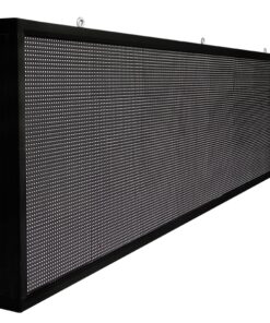 GloboStar® 90291 Κυλιόμενη Ψηφιακή Επιγραφή P10 LED SMD AC 220-240V με Wi-Fi – Αδιάβροχή IP54 – Μονής Όψης – Μ264 x Π9 x Υ72cm Κόκκινο