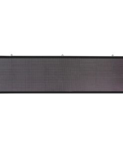 GloboStar® 90291 Κυλιόμενη Ψηφιακή Επιγραφή P10 LED SMD AC 220-240V με Wi-Fi – Αδιάβροχή IP54 – Μονής Όψης – Μ264 x Π9 x Υ72cm Κόκκινο